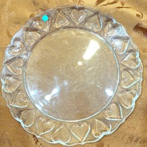 🔹Tiffany & cCo.🔹Crystal Round Hearts Platter🔹